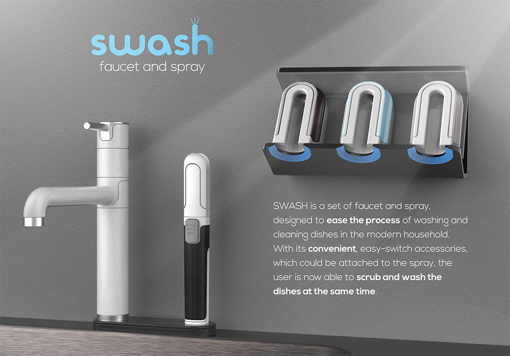 Swash, Faucet & Spray