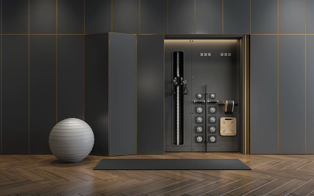 G-Wall Modular Highly-Integrated Home Fitness System