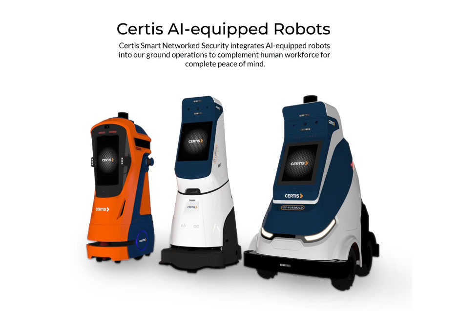 Certis Security Robots