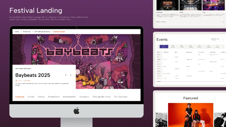 Esplanade Website Revamp