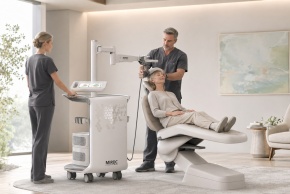 Next generation rTMS repetitive transcranial magnetic stimulation system