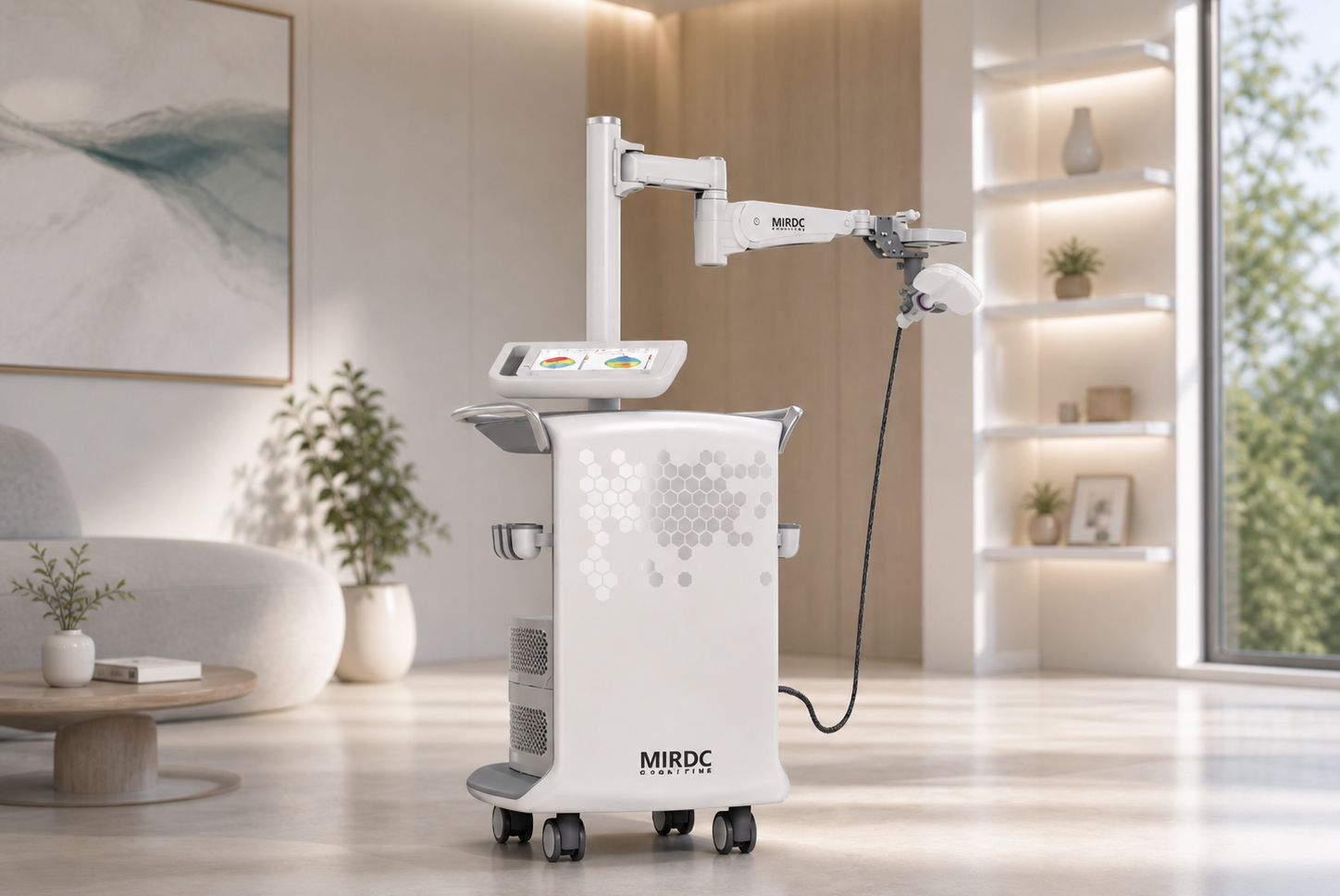 Next generation rTMS repetitive transcranial magnetic stimulation system