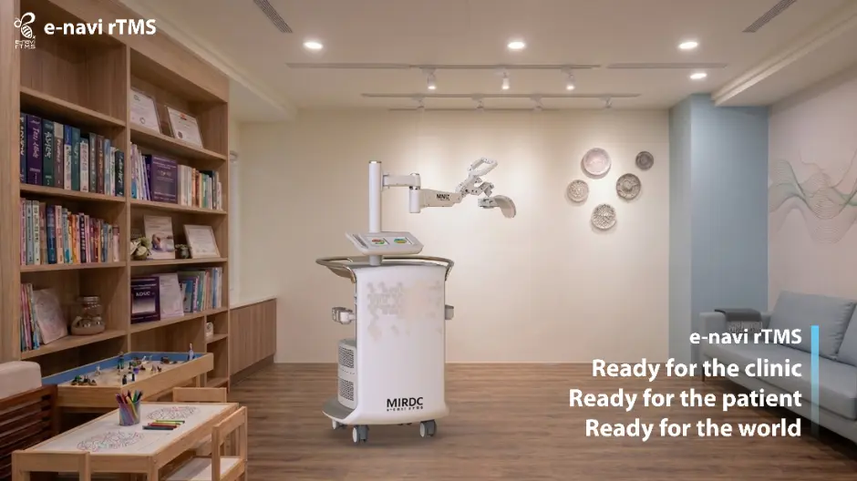 Next generation rTMS repetitive transcranial magnetic stimulation system