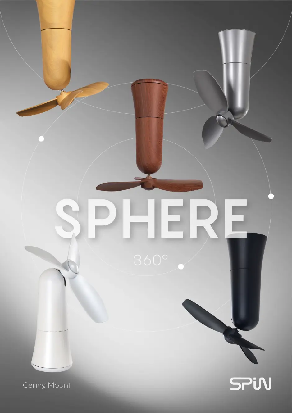 SPHERE 360° CORNER FAN