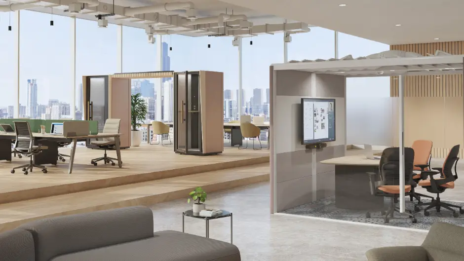 Steelcase Be my guest® Modular Space Planning System