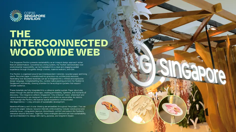 Singapore Pavilion at COP30
